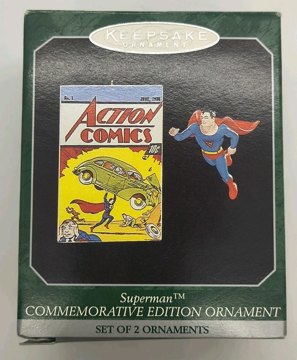 1998 Hallmark Keepsake Superman Commemorative Edition Miniature Set - NIB
